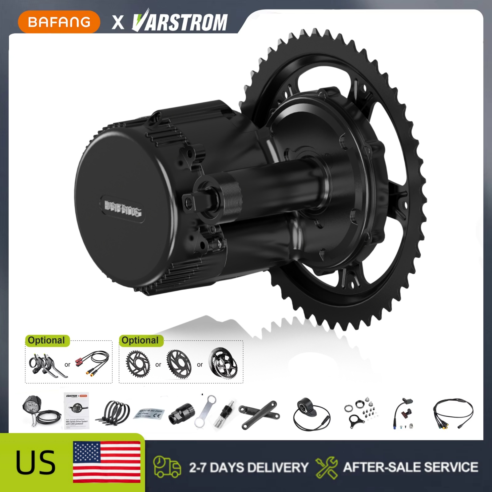 Bafang Bbs02B 48V 750W Mid Drive Kit - BAFANG 48V 500W 750W – zestaw