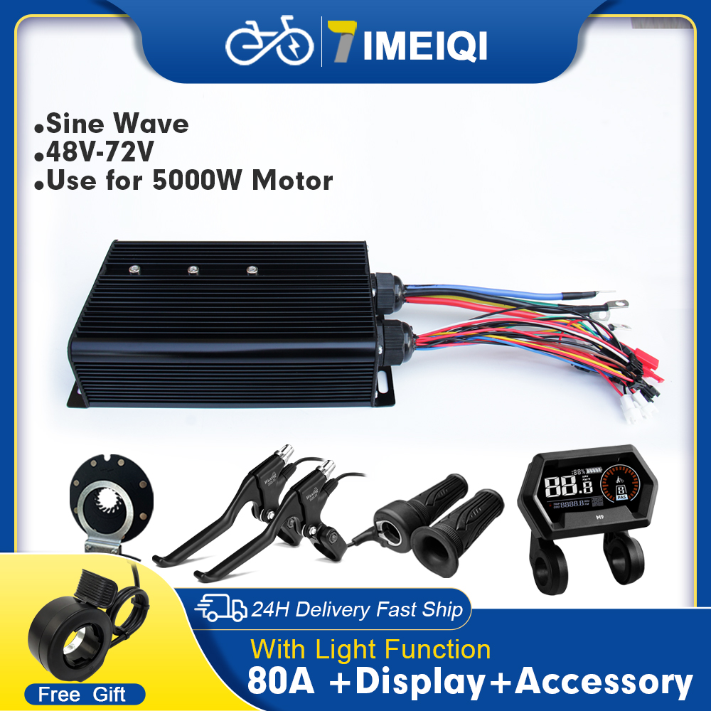 Kontroler do rowerów elektrycz – Sine Wave Controller 48V 72V 80A recenzja i cena