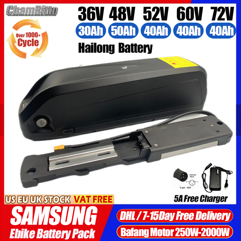 Rower elektryczny 48V 36V 52V  – Electric Bicycle Battery 72V 30Ah recenzja i cena
